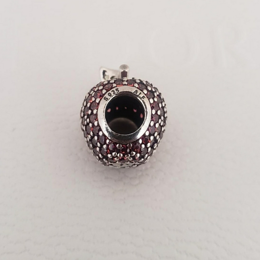 Authentic Pandora Apple Charm - image 3